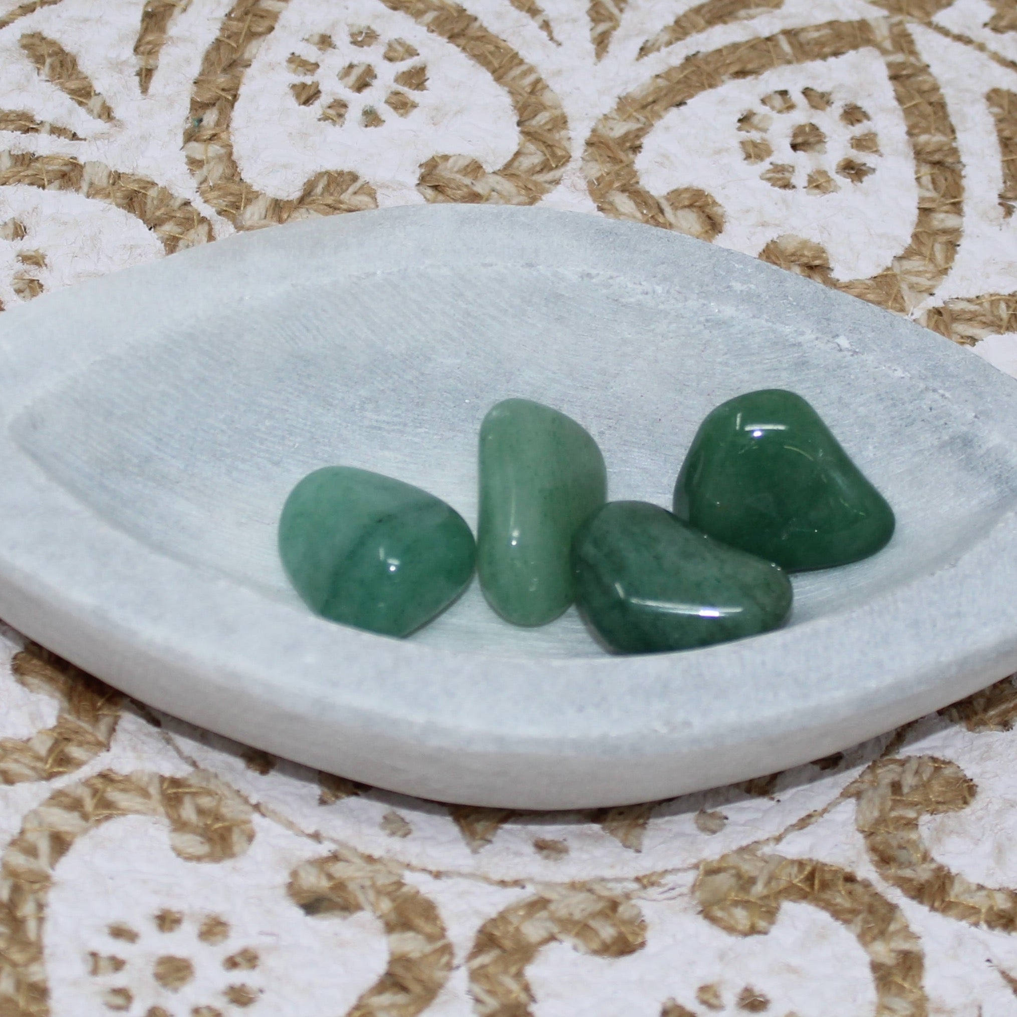 Green Aventurine Tumbled Gemstone Tumbled Stone of Opportunity 