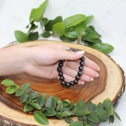 Hematite Beaded Bracelet Bracelets Grounding 