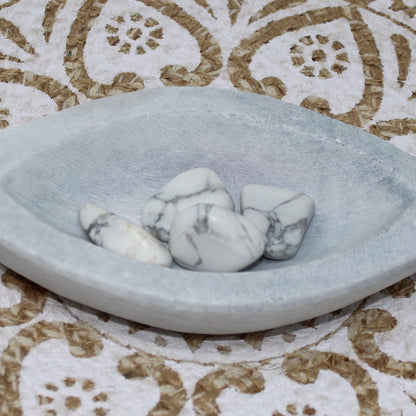 Howlite Tumbled Gemstone Tumbled Calming Stone 