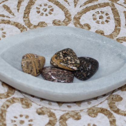 Leopard Skin Jasper Tumbled Gemstone Tumbled Power animal 