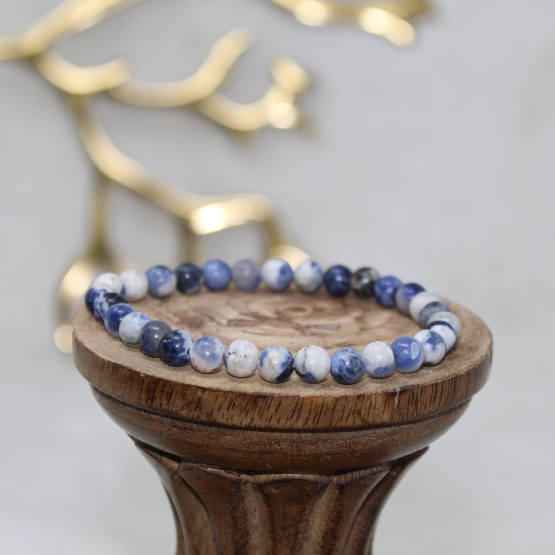 Sodalite Beaded Bracelet Bracelets Stone of Creatives 6mm Bead Sodalite 