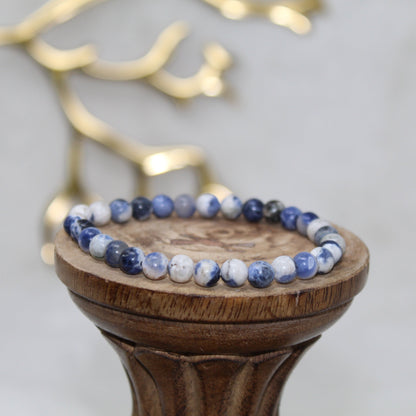 Sodalite Beaded Bracelet Bracelets Stone of Creatives 6mm Bead Sodalite 
